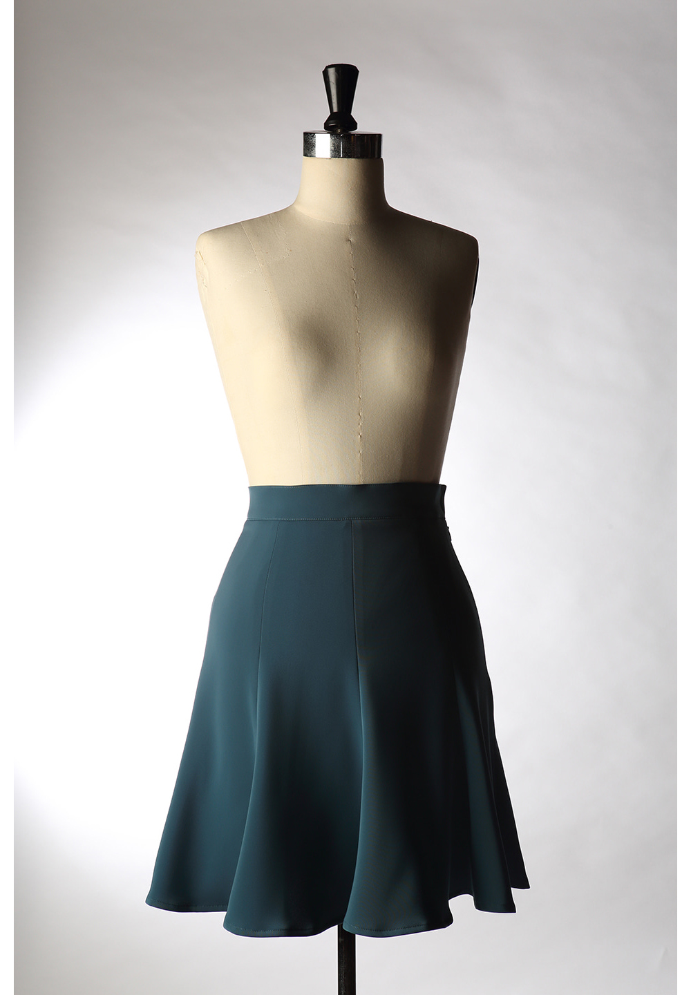 mini skirt deep blue color image-S2L17