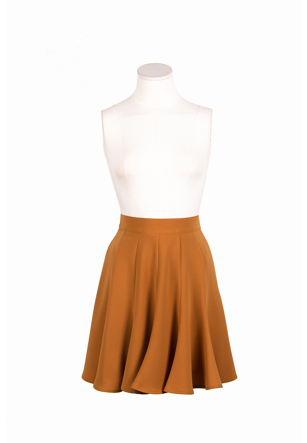 skirt orange color image-S2L42